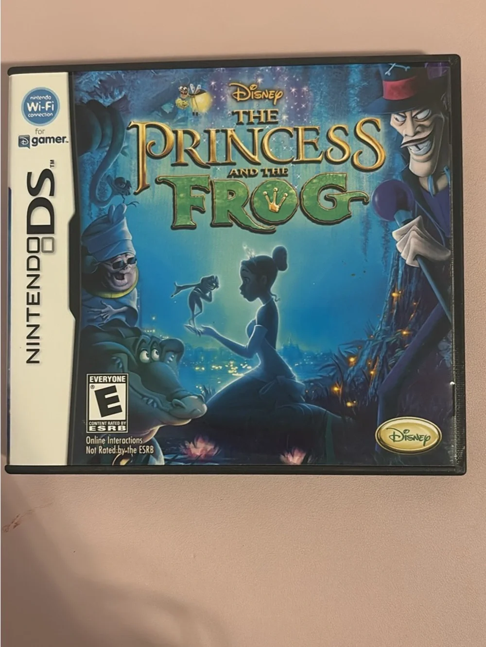Disney The Princess and the Frog Nintendo DS - Blue & Green Cover Art